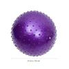 HOOTNEE Multi-use Yoga Ball for Exercise Pregnancy Rehabilitation Core Massage Ball for Lower Back Pain Relief Stretching Textured Purple Design view 2