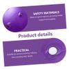 HOOTNEE Multi-use Yoga Ball for Exercise Pregnancy Rehabilitation Core Massage Ball for Lower Back Pain Relief Stretching Textured Purple Design view 3