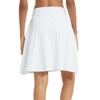 NOOYME 20" Skorts for Women Athletic Modest with Pockets Knee Length Tennis Golf Skirts (X-Large,White) view 2