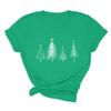 Christmas Trees Shirt  Retro Shirt Family Matching Holiday Tee Kelly Green view 1
