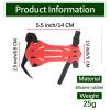 2 Pack Rubber Archery Arm Guard Youth Forearm Protector Adjustable 2 Straps Buckles for Kids & Youth Shooting Practice view 2