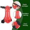 2 Pack Rubber Archery Arm Guard Youth Forearm Protector Adjustable 2 Straps Buckles for Kids & Youth Shooting Practice view 3