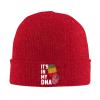 QIKLMMA Mali It's in My DNA Beanie for Men Women Winter Knit Hats Cuffed Skull Cap Ski Hat Red view 1