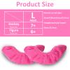 1 Pair/2 Pcs Ice Skate Blade Covers, Winter Skate Guards Skate Blade Protector Sports Blade Cover for Hockey Skates Figure Skates and Ice Skates Ice Skating Cover for Kids Men Women(Deep Pink) view 2