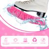 1 Pair/2 Pcs Ice Skate Blade Covers, Winter Skate Guards Skate Blade Protector Sports Blade Cover for Hockey Skates Figure Skates and Ice Skates Ice Skating Cover for Kids Men Women(Deep Pink) view 3