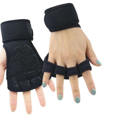 Argzm Weight Lifting Gloves with Wrist Support Open Gym Gloves Workout Gloves Sports Gloves for Gym Fitness Training