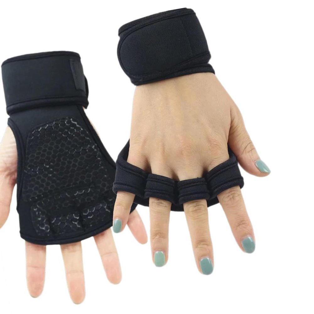 Argzm Weight Lifting Gloves with Wrist Support Open Gym Gloves Workout Gloves Sports Gloves for Gym Fitness Training
