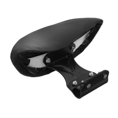 Anneome Electric Bicycle Backrest Cushion Comfortable Ergonomic Seat Rest for Long Rides Easy Installation Fits Electric Bikes Black