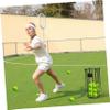Anneome Portable Tennis Ball Basket Effortless Picker for Collection and Storage Convenient Handle for Tennis and Pickleball Practice view 2
