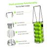 Anneome Portable Tennis Ball Basket Effortless Picker for Collection and Storage Convenient Handle for Tennis and Pickleball Practice view 4