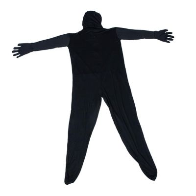 COLLBATH Halloween Clothing Couples Invisible Cloak Breathable Body Suit Black Adults Boys and Girls