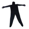 COLLBATH Halloween Clothing Couples Invisible Cloak Breathable Body Suit Black Adults Boys and Girls view 1