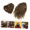 COLLBATH Cosplay Wig Long Brown Curly Wig for Party Halloween Stage Performance view 4