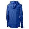 Cutter & Buck Women's Blue Los Angeles Rams Primary Adapt Eco Knit Hybrid Recycled Full-Zip Jacket view 3