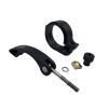 ZHUAYSEJXA Bike Seat Clamp Quick Release 38.1/40/40.8mm Aluminum Alloy Black view 2