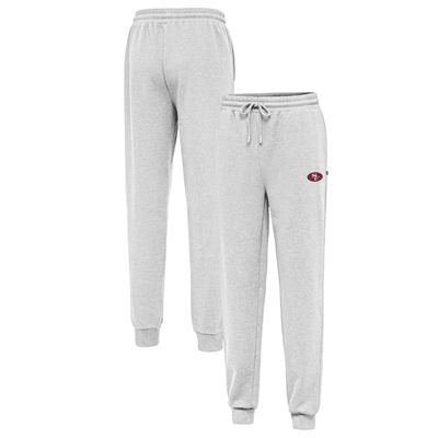 Antigua Men's Heather Gray San Francisco 49ers Idol Jogger Pants