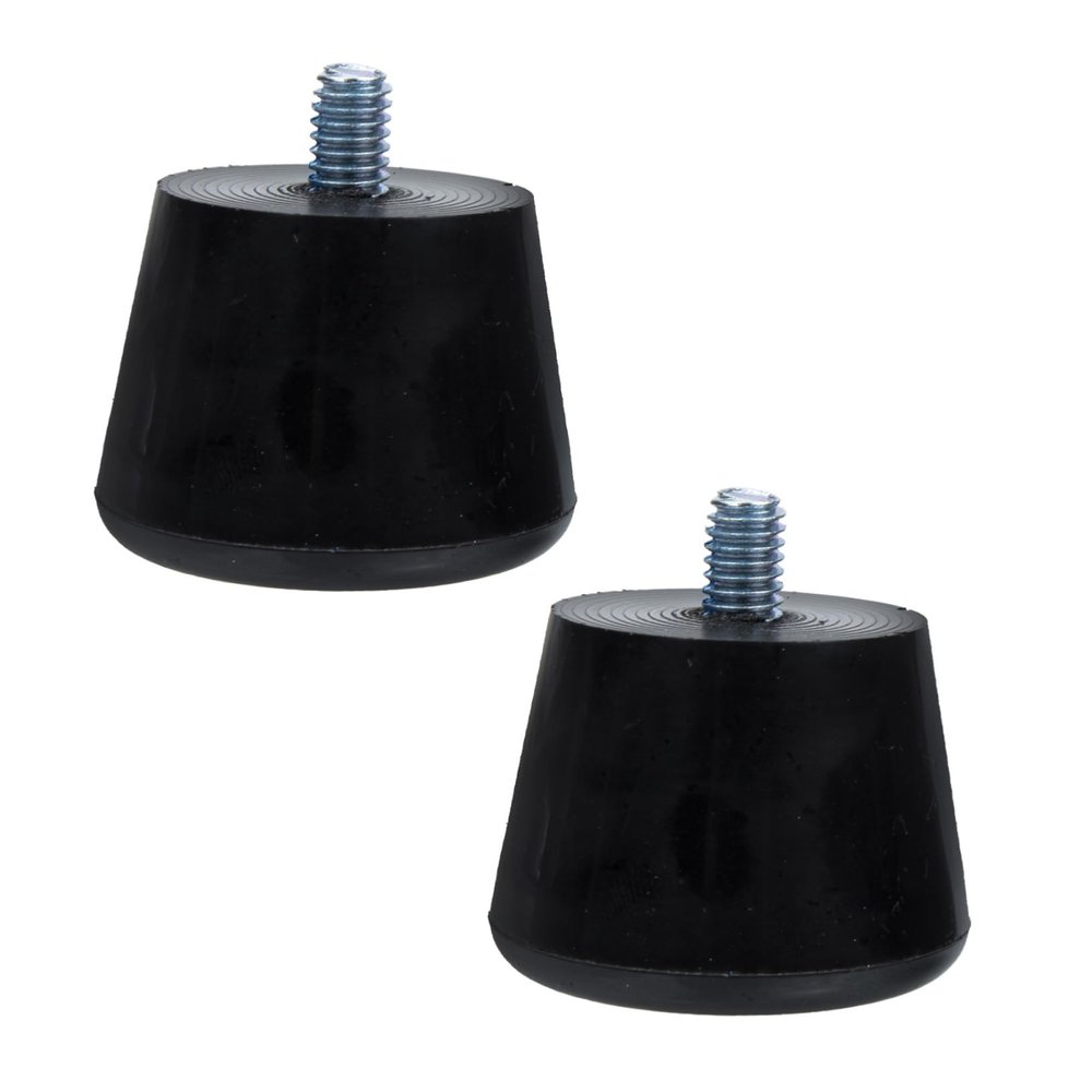 WOONEKY 1set Replaceable Roller Skates Toe Stops Wear-Resistant Brakes for Double Row Skating Easy to Install Brake Accessory Includes Black Stoppers Screws Tool
