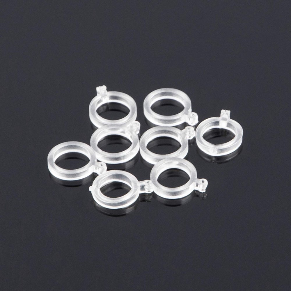 Fishing Pellet Band, Total 100 Pcs Fishing Pellet Bands Elastic Fishing Bait Pellets Set 8mm 6mm 4mm