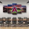 Baseball Poster Baseball Stadium Badge Canvas Wall Art Print Home Office Decor 5 Pieces Large Frame Painting Hangable (H,100x175cm-Framed-5pcs) view 4