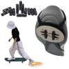 Skateboard Friction Spark Pad Shoe Surfboard Sole Flint Boot Cover Adjustable Longboard Footwear Sliders Plate Patinetas Accessory Outdoor Tool (Single Shoe Cover (NO Flint Pad)) view 1