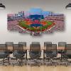 Baseball Poster Baseball Stadium Badge Canvas Wall Art Print Home Office Decor 5 Pieces Large Frame Painting Hangable (AD,100x175cm-Framed-5pcs) view 4