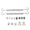15pcs Bling Shoe Charms Accessories Alloy Glitter Bling Shoe Charms Accessories Hole Shoe Decorations Glitter Chain Charms Accessories for DIY Crafts view 1