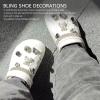 15pcs Bling Shoe Charms Accessories Alloy Glitter Bling Shoe Charms Accessories Hole Shoe Decorations Glitter Chain Charms Accessories for DIY Crafts view 4