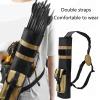 JOKOTI Wear Quivers Arrows Holder Shoulder Hanged Adjustable Quivers Archerys Back Arrows Quivers Bag Easy to Use view 2