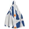 AKDODK Marshall Islands Flag Map04 Print Hooded Robe Cloak Halloween Cosplay Costumes For Adult Men Women Dark Party Capes