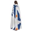 AKDODK Marshall Islands Flag Map04 Print Hooded Robe Cloak Halloween Cosplay Costumes For Adult Men Women Dark Party Capes view 4
