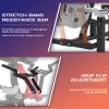 HVO Preacher Curl Machine Bicep: Preacher Curl Bench Bicep Tricep Curl Arm Machine Attachment Barbell Dumbell Curl Bench for Weight Lifting Home Gym Workout Equipment Red view 3