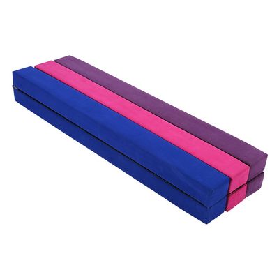 Vomeko 7FT Suede Folding Balance Beam,Foldable Gymnastics Floor Beam, Gymnastics Gym Training Equipment Hard Wearing,for Kids Adults Home Use