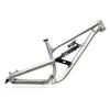 BSFHQS 27.5/29ER DH/AM/FR/Enduro Mountain Bike Frame 15/16.5/18" Full Suspension Frame 170-190mm Travel Disc Brake Boost Frame 148mm Thru Axle with 240mm Rear Shock Absorber(Silver,27.5 * 15in) view 1