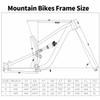 BSFHQS Full Suspension Mountain Bike Frame 27.5/29er 15/16.5/18inch Aluminium Alloy Disc Brake Frame DH/AM/Enduro Soft Tail Bike Frame 12 * 148mm Thru-Axle Boost(Black,27.5 * 16.5in) view 2