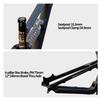BSFHQS Full Suspension Mountain Bike Frame 27.5/29er 15/16.5/18inch Aluminium Alloy Disc Brake Frame DH/AM/Enduro Soft Tail Bike Frame 12 * 148mm Thru-Axle Boost(Black,27.5 * 16.5in) view 4