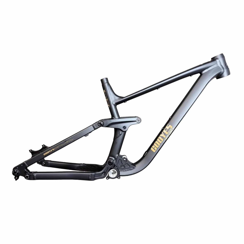 BSFHQS 27.5/29er Enduro Mountain Bike Frame 15.5"/17"/18" DH/AM Full Suspension Soft Tail Frame 12 * 148mm Thru Axle Boost Aluminium Alloy Disc Brake Frame(Black,27.5 * 18in)