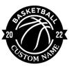 Personalized Metal Basketball Sport Sign, Custom Basketball Metal Sign, Sports Lover Gift, Team Sign, Basketball Fan Gift, Custom Metal Sign, Gift For Son, Father, Boyfriend view 1
