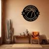 Personalized Metal Basketball Sport Sign, Custom Basketball Metal Sign, Sports Lover Gift, Team Sign, Basketball Fan Gift, Custom Metal Sign, Gift For Son, Father, Boyfriend view 2