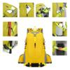 JYUNXIY Hiking Backpack for Men and Women, Travel, Sport Outdoor, Lightweight Back Pack, Camping, Bag, waterproof, 40L.(Yellow) view 2