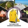 JYUNXIY Hiking Backpack for Men and Women, Travel, Sport Outdoor, Lightweight Back Pack, Camping, Bag, waterproof, 40L.(Yellow) view 3