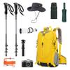 JYUNXIY Hiking Backpack for Men and Women, Travel, Sport Outdoor, Lightweight Back Pack, Camping, Bag, waterproof, 40L.(Yellow) view 4