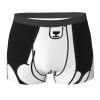 nanger Polar Bear Print Men'S Underwear Boxer Briefs, Soft Comfortable Stretch Briefs For Everyday Use Black view 1