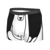 nanger Polar Bear Print Men'S Underwear Boxer Briefs, Soft Comfortable Stretch Briefs For Everyday Use Black view 3