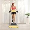Treadmills for Home, Walking Pad for Home and Office with Handle and LED Display, 7.5 MPH Home Folding Treadmill (Yellow) view 3