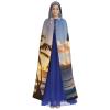 YKJJFVZ Hawaii Sunbeams Print Rogue Cosplay Adult Halloween Witch Hooded Cloak Cape Unisex Costume For Horror Parties Masquerade view 2
