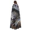 YKJJFVZ Sleeping Koala Cap Print Rogue Cosplay Adult Halloween Witch Hooded Cloak Cape Unisex Costume For Horror Parties Masquerade view 4