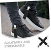 Parliky 2pcs Motorcycle Riding Clips Elastic Cuffs Cinch Clips for Pants Waist Tightening view 2