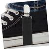 Parliky 2pcs Motorcycle Riding Clips Elastic Cuffs Cinch Clips for Pants Waist Tightening view 3