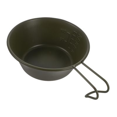 IWOWHERO Stainless Steel Bowl Camping Dinnerware Handle Portable Picnic Bowl for Camping