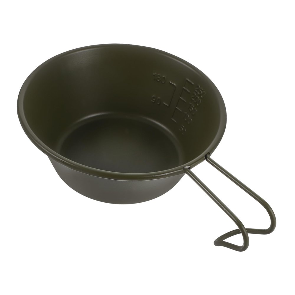 IWOWHERO Stainless Steel Bowl Camping Dinnerware Handle Portable Picnic Bowl for Camping